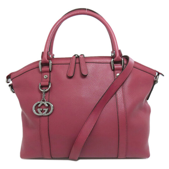 GUCCI Pink Leather Tote Bag - Picture 11 of 11